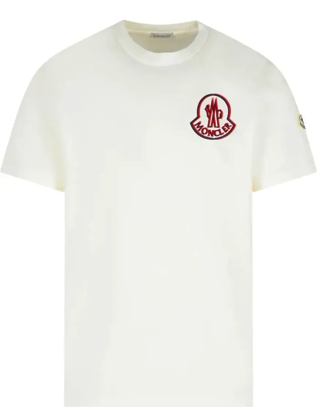 T-shirt With Ribbed Crew Neck And Logo Print