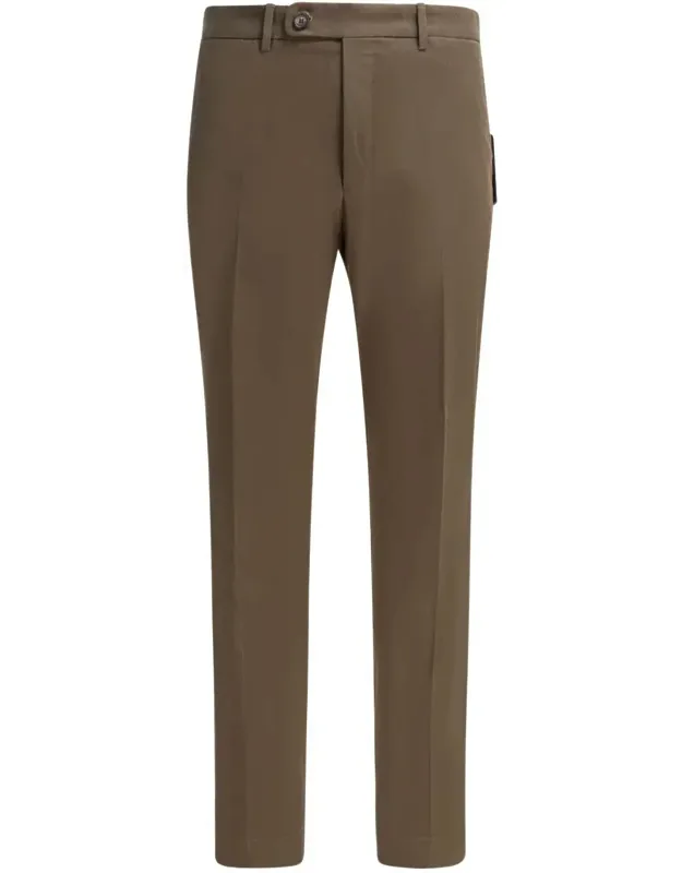 Cotton Pants - Natural-based Fabric, Slim Fit