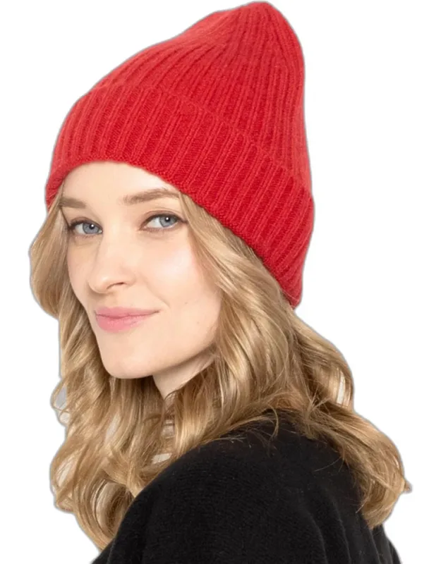 Ribbed Cuff Beanie Hat