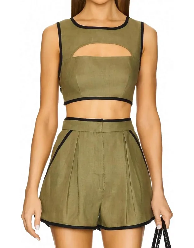 Cutout Crop Top