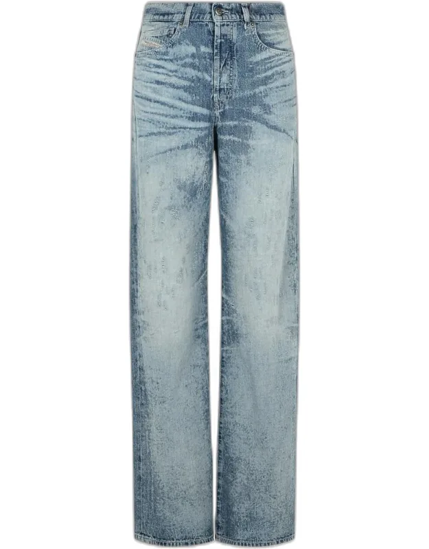 Light Blue Cotton Jeans