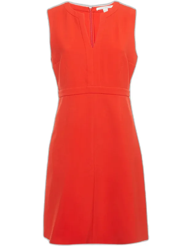 Crepe Sleeveless Sheath Dress
