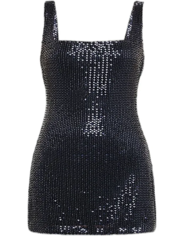 Sequined Mini Dress