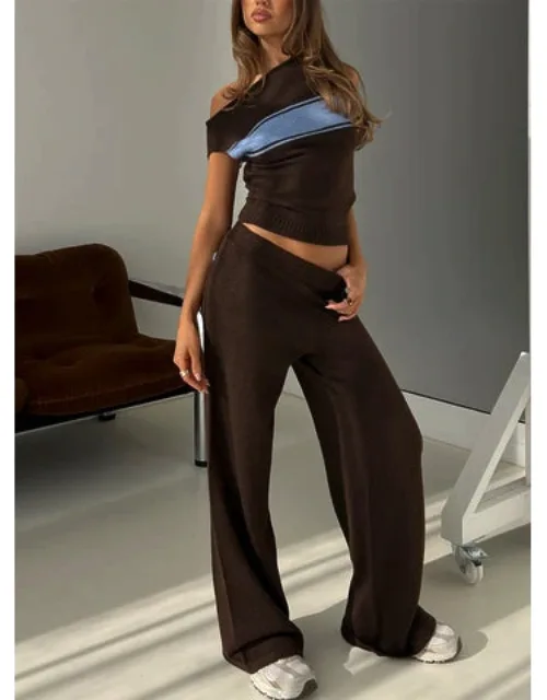 Wide Leg Knit Pants
