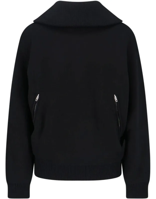 Back To Front Zip Sweater