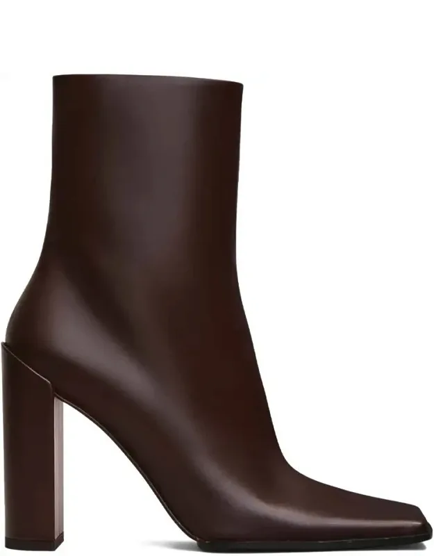 Square Ankle Boots