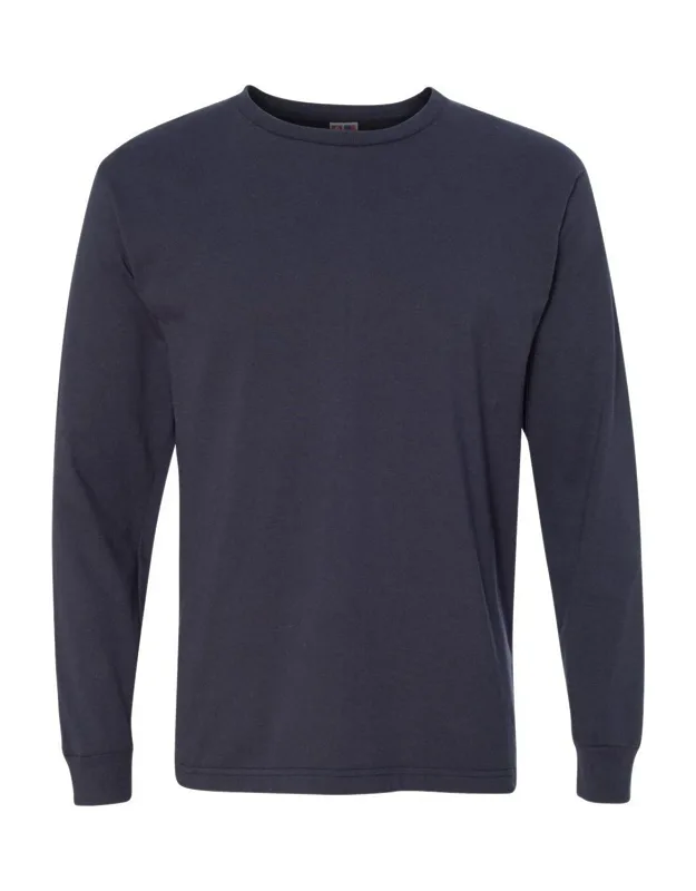 Usa-made 100% Cotton Long Sleeve T-shirt