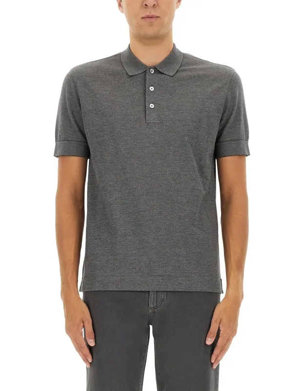 Zegna Cotton Blend Polo Shirt