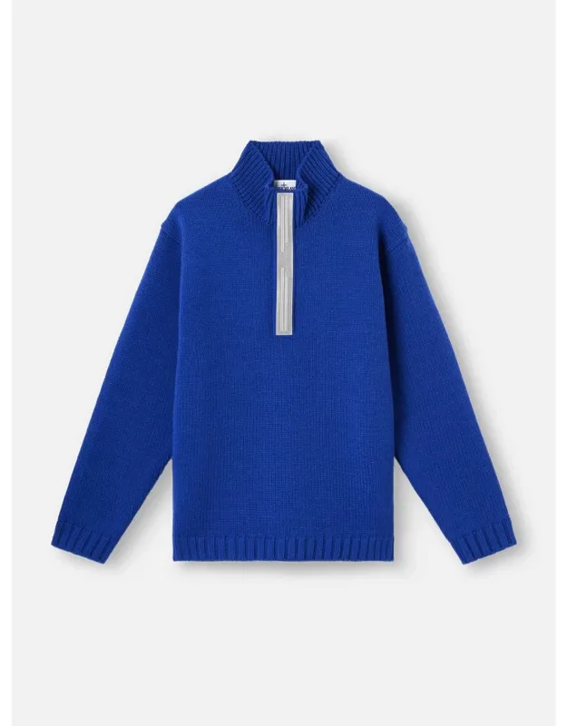 Virgin Wool Knitwear With Short Zip