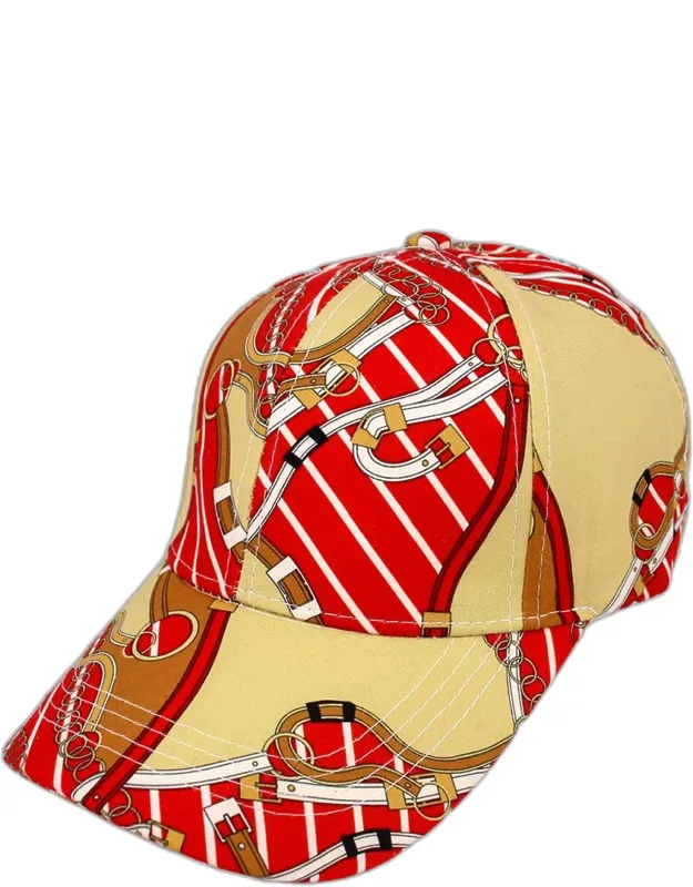 Chain Patterned Baseball Cap