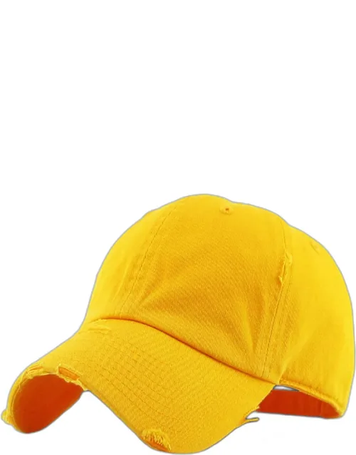 Solid Vintage Baseball Cap - Adjustable 100% Cotton
