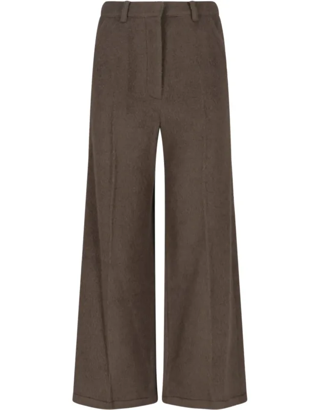 Wool And Alpaca Blend Pants