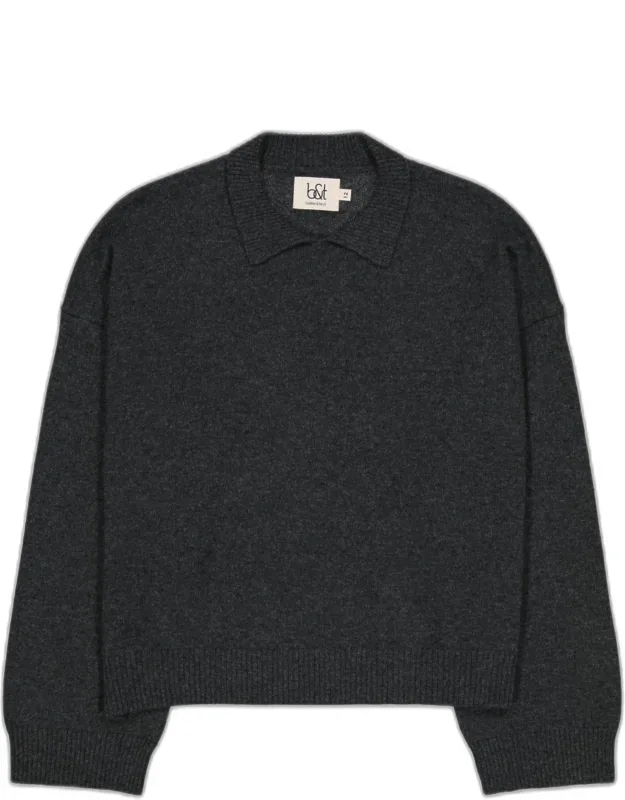 Cashmere Polo Sweater