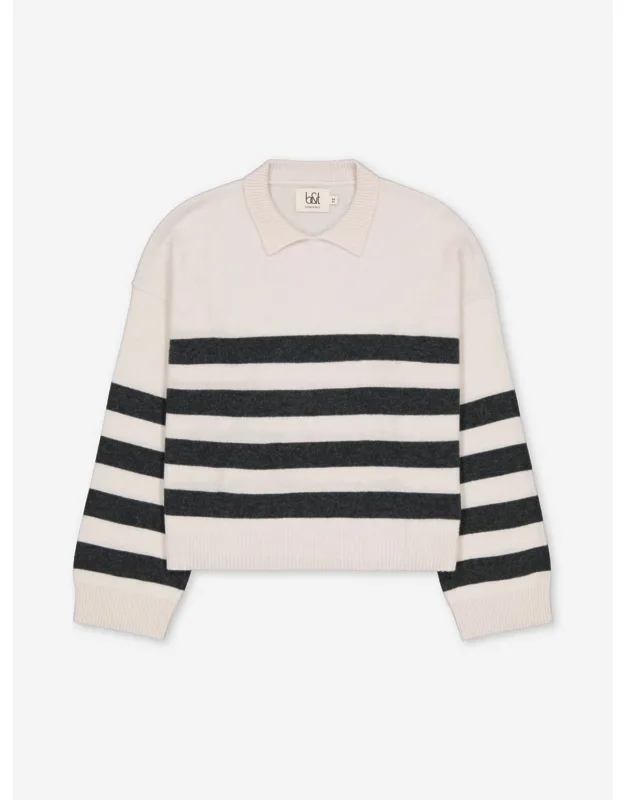 Cashmere Polo Sweater
