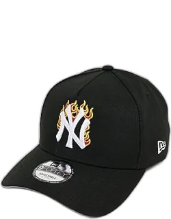 9forty A-frame Flames Snapback Hat