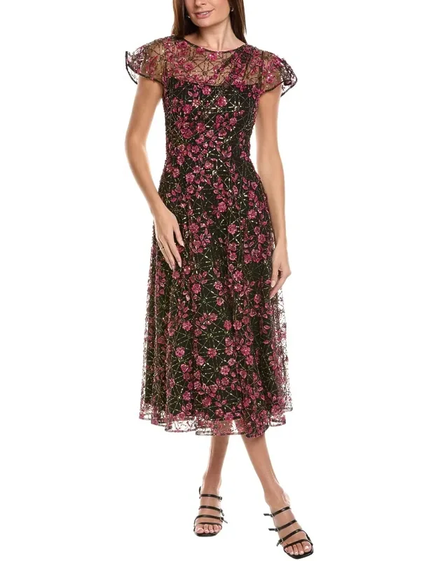Mariah Beaded Midi Dress