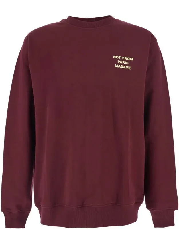Hoodie With Logo On Front And Back In Cotton