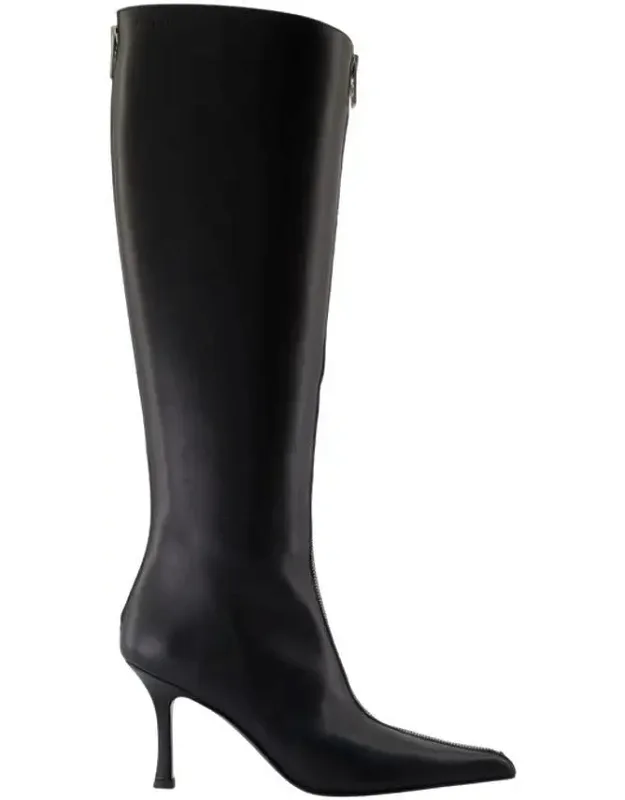 Vera 85mm Knee High Zip Boots