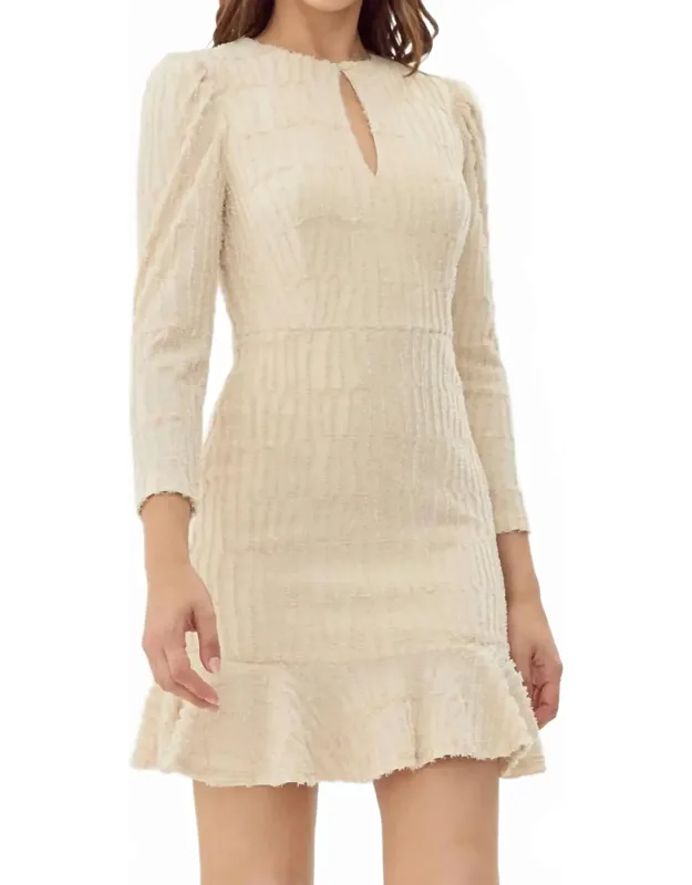 Jocelyn Burnout Knit Mini Dress