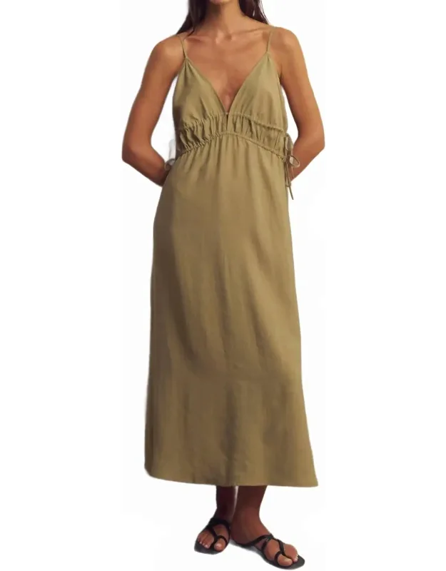 Sofia Tie Maxi Dress