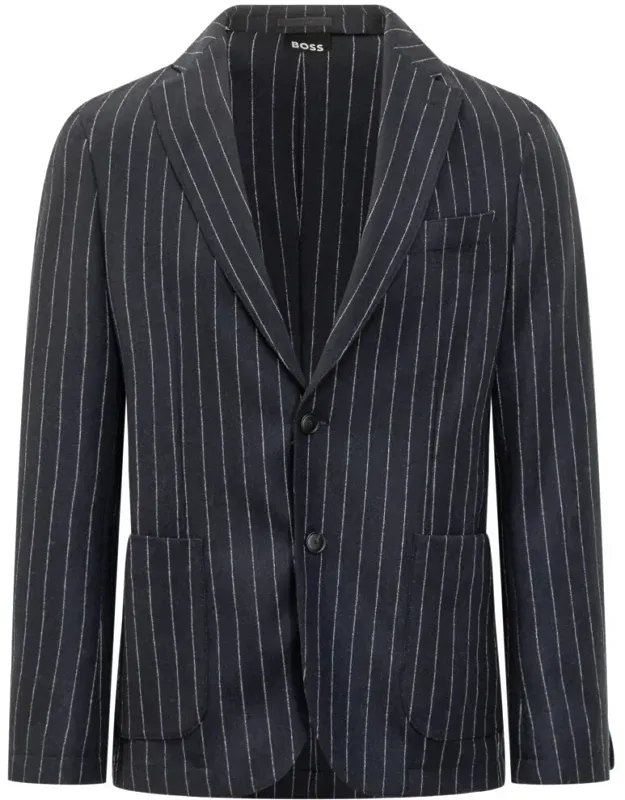 Striped Jacket With Revers Classic