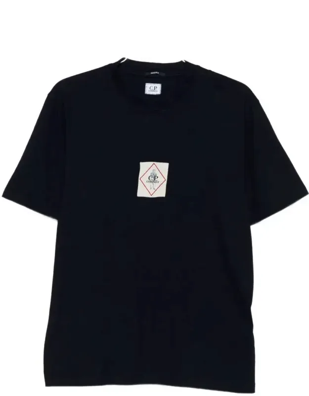 T-shirt With Ribbed Crewneck And Short Sleeves