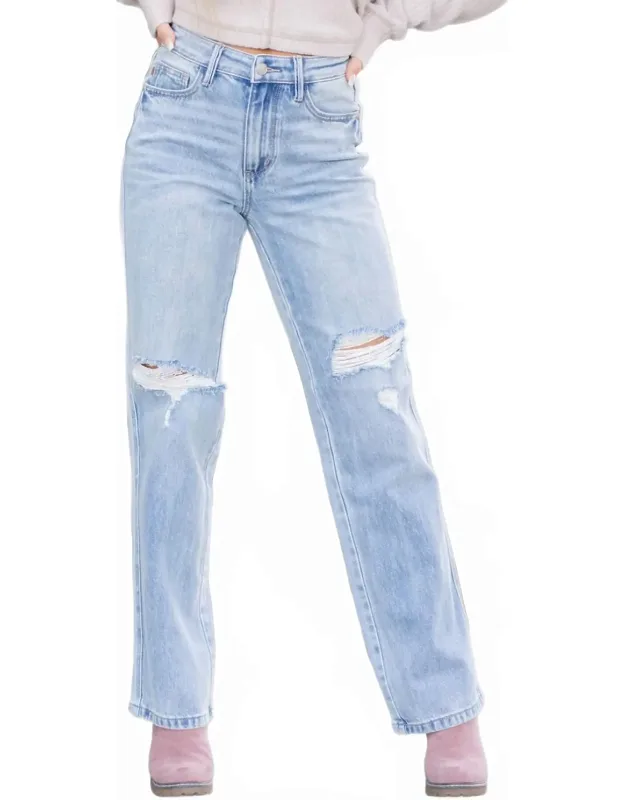 High Waist Rigid Magic 90's Straight Leg Jeans