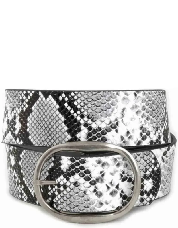 Pam Oval Buckle Belt