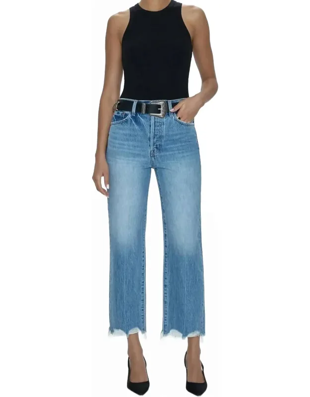 Cassie Super High Rise Straight Jeans