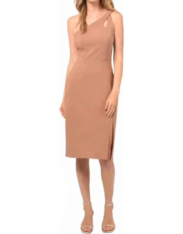 Asymmetrical One Shoulder Dress