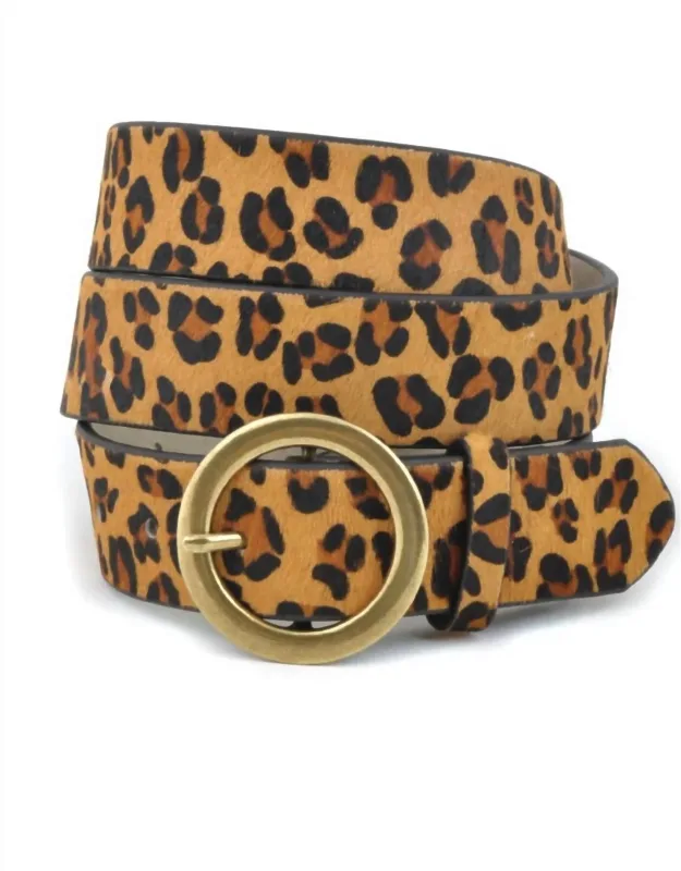 Reba Belt In Animal Print