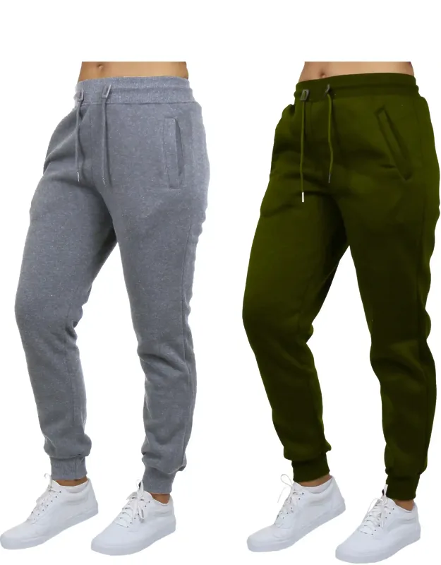 Loose Fit Fleece-lined Jogger Sweatpants - 2 Pack