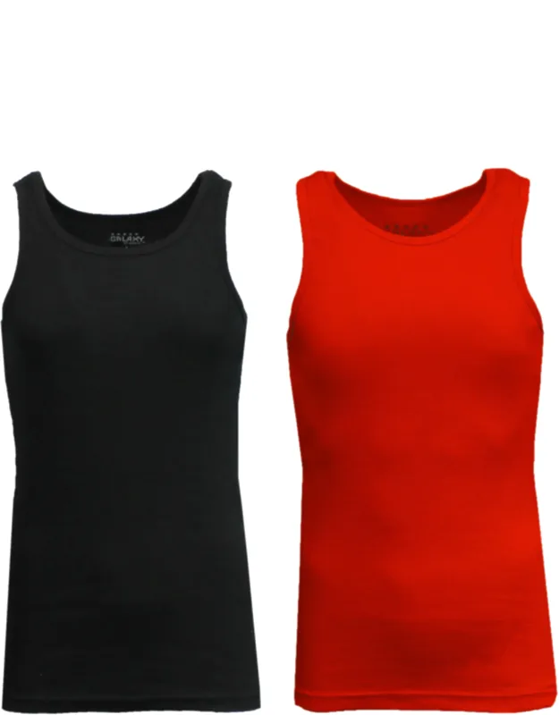 Heavyweight Ribbed Tank Top - 2 Pack