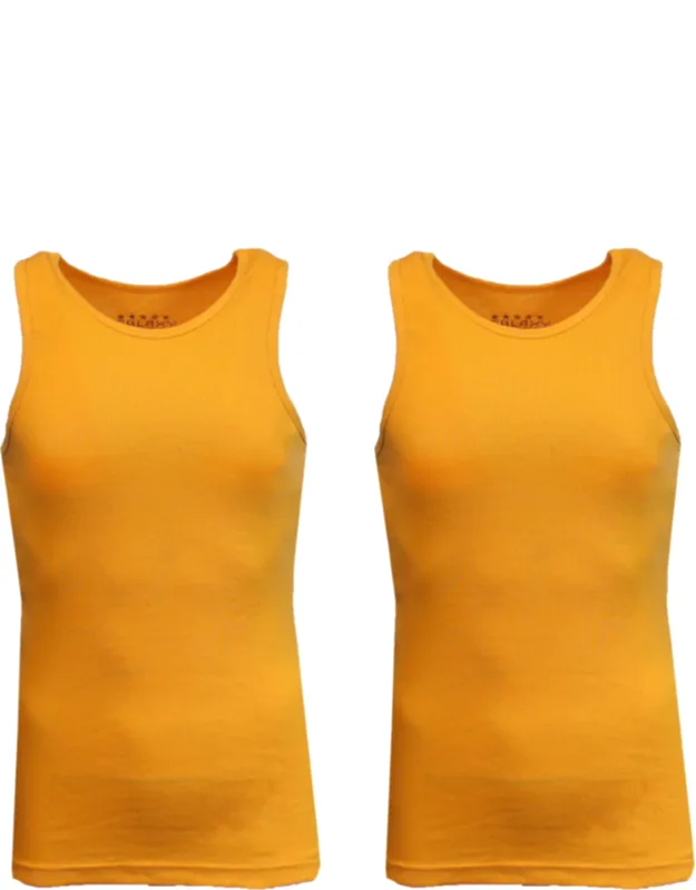 Heavyweight Ribbed Tank Top - 2 Pack