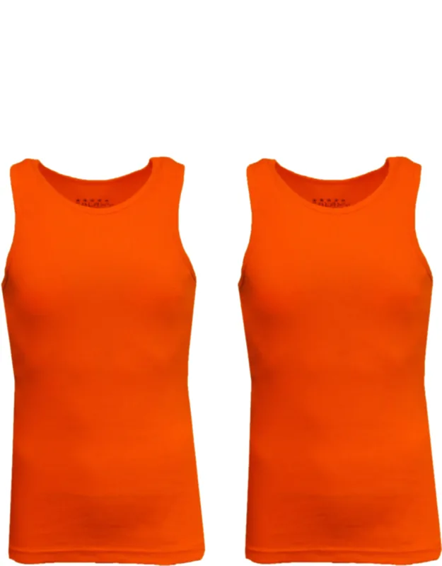 Heavyweight Ribbed Tank Top - 2 Pack