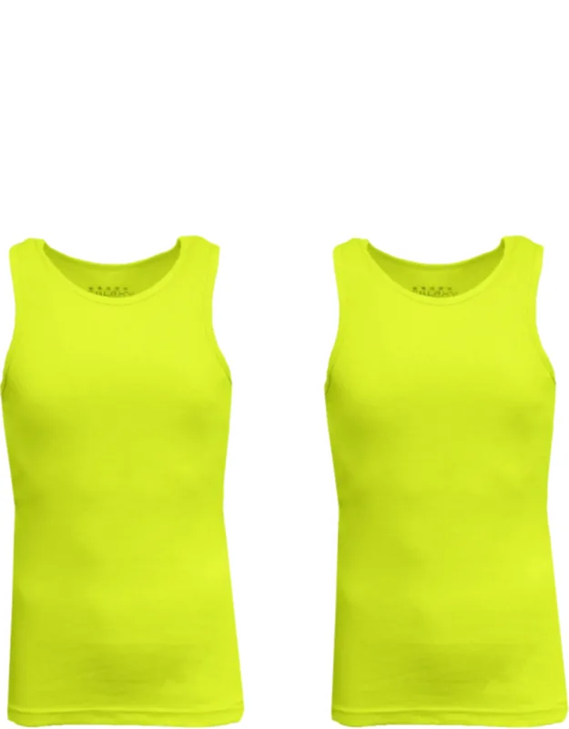 Heavyweight Ribbed Tank Top - 2 Pack