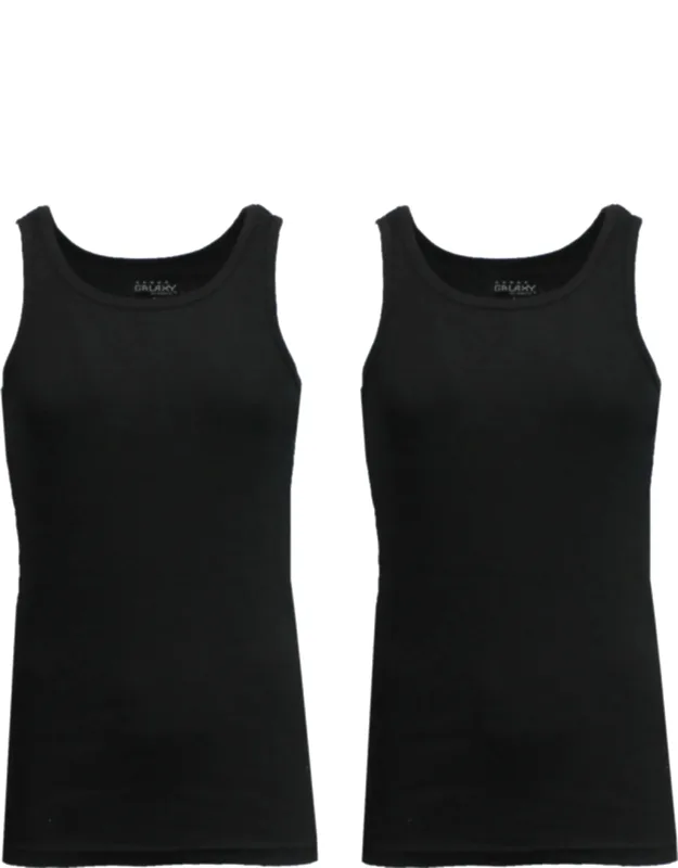 Heavyweight Ribbed Tank Top - 2 Pack