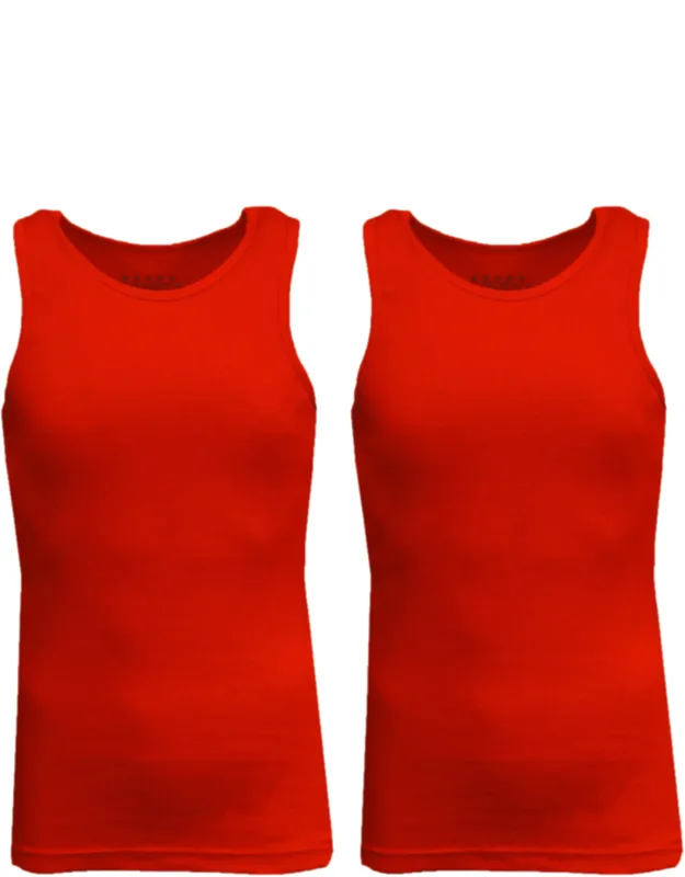 Heavyweight Ribbed Tank Top - 2 Pack