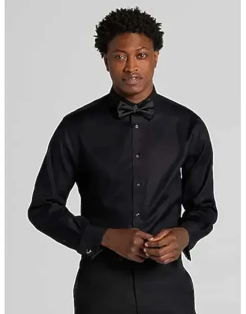 Modern Fit Twill French Cuff Formal Dress Shirt