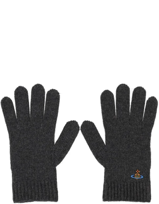Gloves With Orb Embroidery