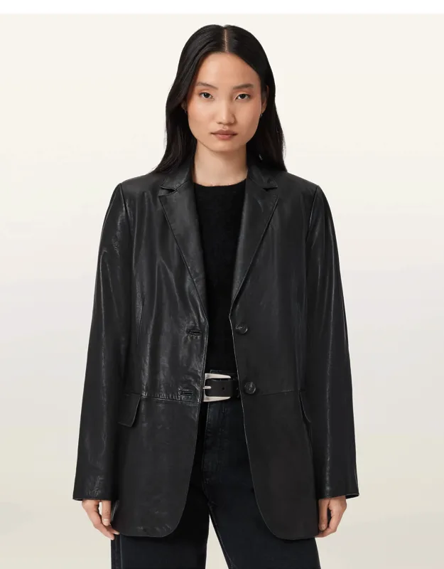 Leather Blazer