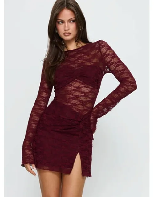 Best You Had Mesh Long Sleeve Mini Dress