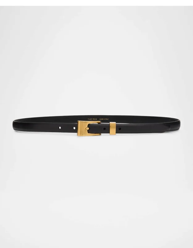 Downtown Leather Skinny Belt