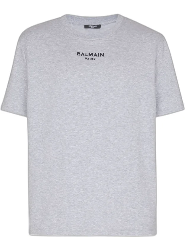Embroidered Small Logo Heathered T-shirt