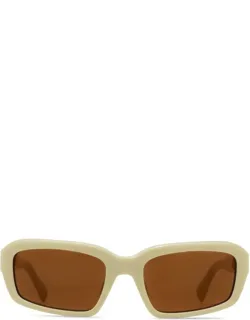 Jacquemus Sunglasses Beige Acetate