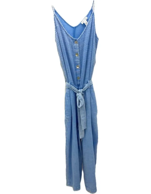 Cotton Gauze Wide Leg Jumpsuit
