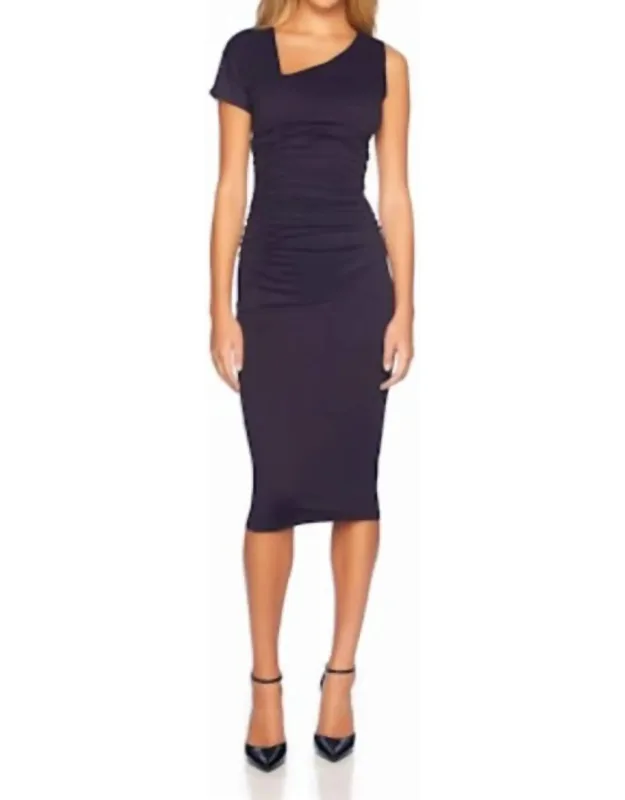 One Arm Dolman Sleeve Dress