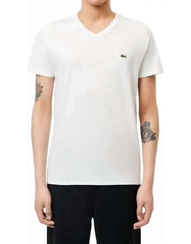V-neck Short Sleeve Tee