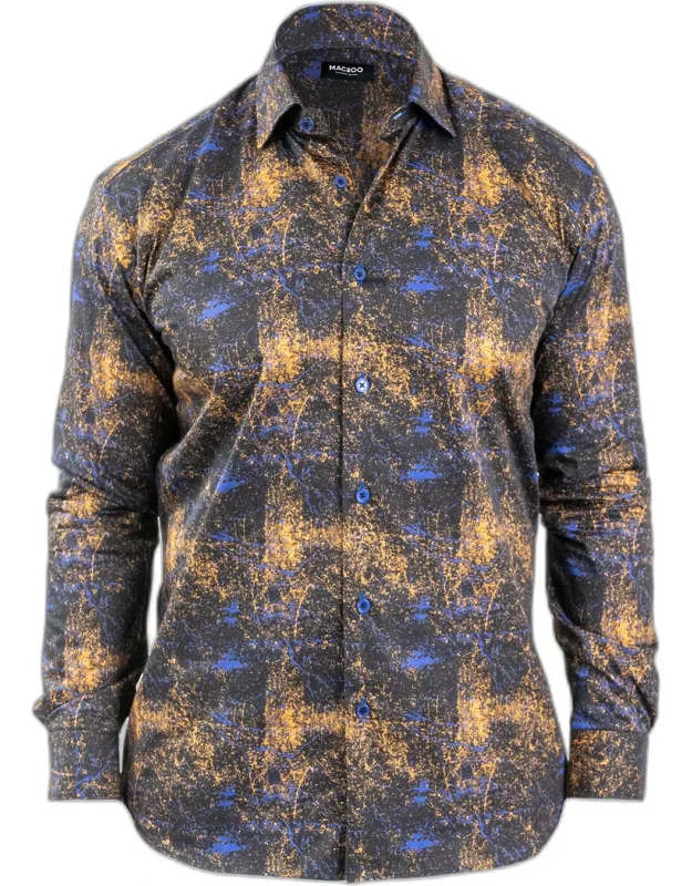 Fibonacci Galaxy Splash Cotton Sport Shirt