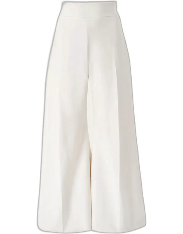 High-rise Wool Wide-leg Pants